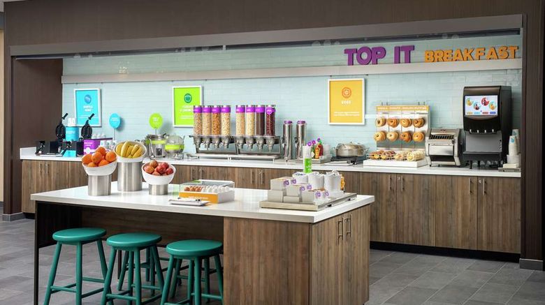 <b>Tru by Hilton Lackland SeaWorld Restaurant</b>. Images powered by <a href="https://iceportal.shijigroup.com/" title="IcePortal" target="_blank">IcePortal</a>.