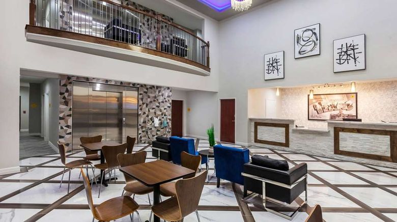 <b>Super 8 by Wyndham Kingwood Lobby</b>. Images powered by <a href="https://iceportal.shijigroup.com/" title="IcePortal" target="_blank">IcePortal</a>.