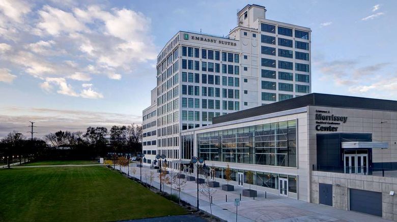 Embassy Suites by Hilton Riverfront Exterior. Images powered by <a href="https://iceportal.shijigroup.com" target="_blank" rel="noopener">Ice Portal</a>.