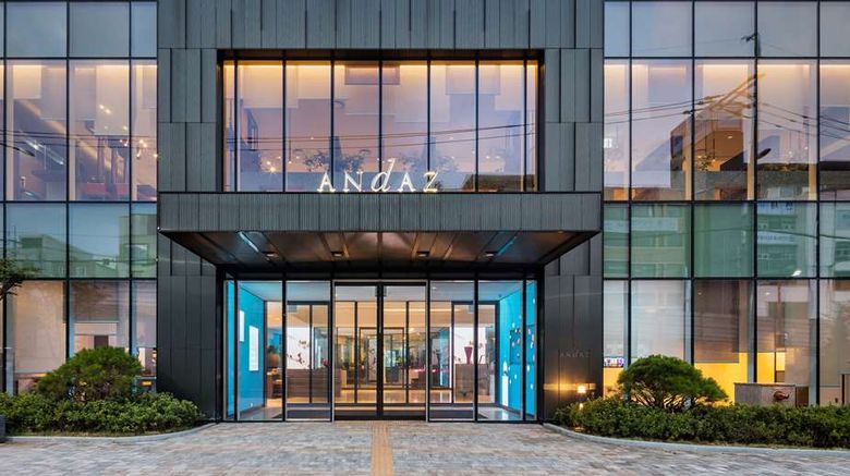 <b>ANdAZ Seoul Gangnam Exterior</b>. Images powered by <a href="https://iceportal.shijigroup.com/" title="IcePortal" target="_blank">IcePortal</a>.