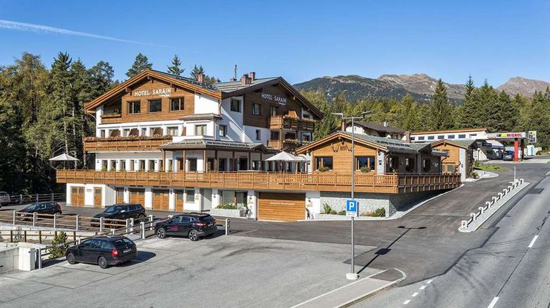 TOP Hotel Sarain Active Mountain Resort Exterior. Images powered by <a href="https://iceportal.shijigroup.com" target="_blank" rel="noopener">Ice Portal</a>.