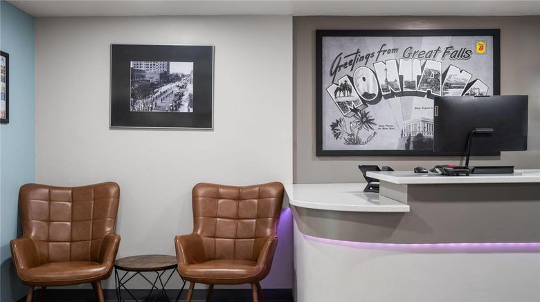 <b>Baymont Great Falls City Center Lobby</b>. Images powered by <a href="https://iceportal.shijigroup.com/" title="IcePortal" target="_blank">IcePortal</a>.
