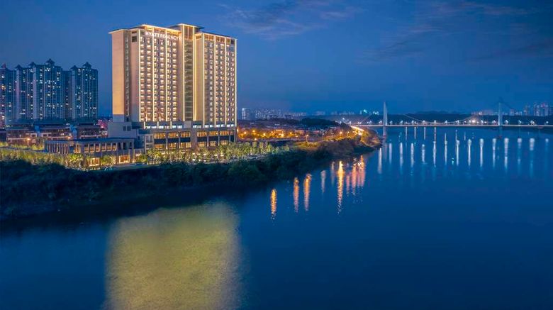 Hyatt Regency Zhuzhou Exterior. Images powered by <a href="https://iceportal.shijigroup.com" target="_blank" rel="noopener">Ice Portal</a>.