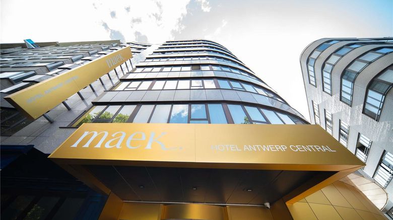 <b>Maek Hotel Antwerp Central Exterior</b>. Images powered by <a href="https://iceportal.shijigroup.com/" title="IcePortal" target="_blank">IcePortal</a>.