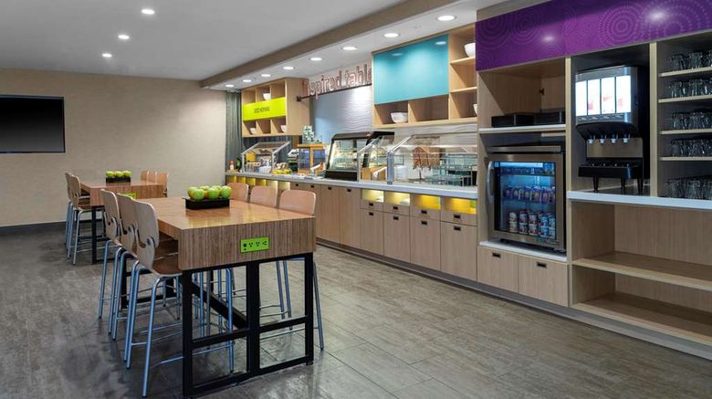 <b>Home2 Suites by Hilton Buford Mall of GA Restaurant</b>. Images powered by <a href="https://iceportal.shijigroup.com/" title="IcePortal" target="_blank">IcePortal</a>.