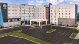 <b>Hampton Inn & Suites Airport Lake Pointe Exterior</b>. Images powered by <a href="https://iceportal.shijigroup.com/" title="IcePortal" target="_blank">IcePortal</a>.