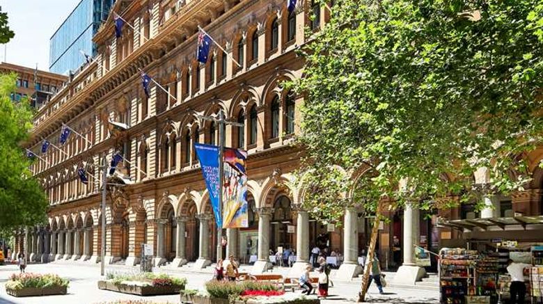 <b>The Fullerton Hotel Sydney Exterior</b>. Images powered by <a href="https://iceportal.shijigroup.com/" title="IcePortal" target="_blank">IcePortal</a>.