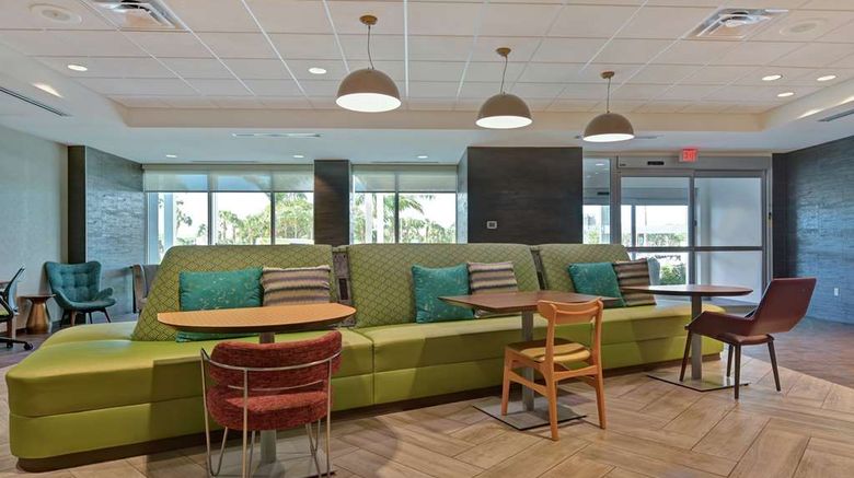 <b>Home2 Suites West Palm Beach Airport Lobby</b>. Images powered by <a href="https://iceportal.shijigroup.com/" title="IcePortal" target="_blank">IcePortal</a>.