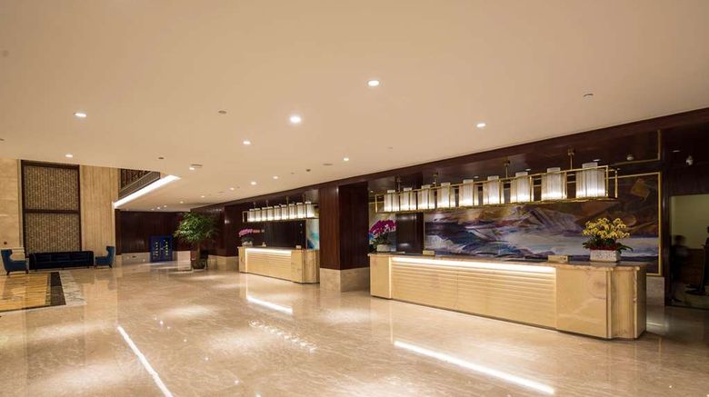 <b>Wyndham Zhuji West Lobby</b>. Images powered by <a href="https://iceportal.shijigroup.com/" title="IcePortal" target="_blank">IcePortal</a>.