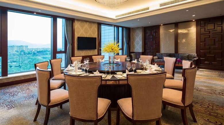 <b>Wyndham Zhuji West Restaurant</b>. Images powered by <a href="https://iceportal.shijigroup.com/" title="IcePortal" target="_blank">IcePortal</a>.