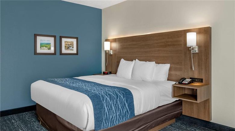 <b>Comfort Inn & Suites Room</b>. Images powered by <a href="https://iceportal.shijigroup.com/" title="IcePortal" target="_blank">IcePortal</a>.