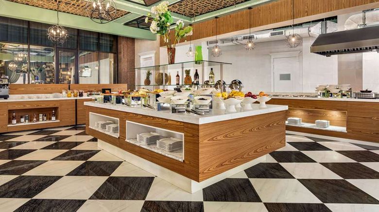 <b>Ramada by Wyndham Shymkent Restaurant</b>. Images powered by <a href="https://iceportal.shijigroup.com/" title="IcePortal" target="_blank">IcePortal</a>.