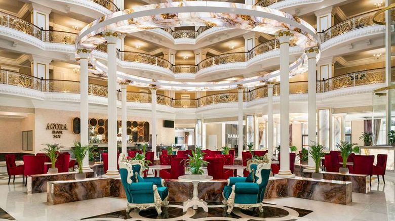 <b>Ramada by Wyndham Shymkent Lobby</b>. Images powered by <a href="https://iceportal.shijigroup.com/" title="IcePortal" target="_blank">IcePortal</a>.