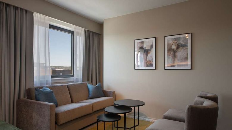<b>Scandic City Hotel Room</b>. Images powered by <a href="https://iceportal.shijigroup.com/" title="IcePortal" target="_blank">IcePortal</a>.