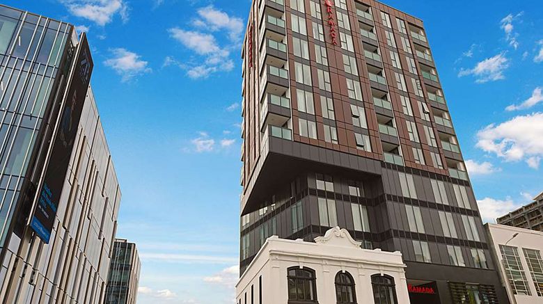 <b>Ramada Stes by Wyndham Victoria St West Exterior</b>. Images powered by <a href="https://iceportal.shijigroup.com/" title="IcePortal" target="_blank">IcePortal</a>.