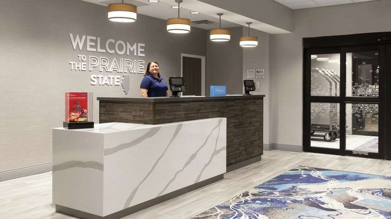 <b>Hampton Inn O'Fallon Lobby</b>. Images powered by <a href="https://iceportal.shijigroup.com/" title="IcePortal" target="_blank">IcePortal</a>.