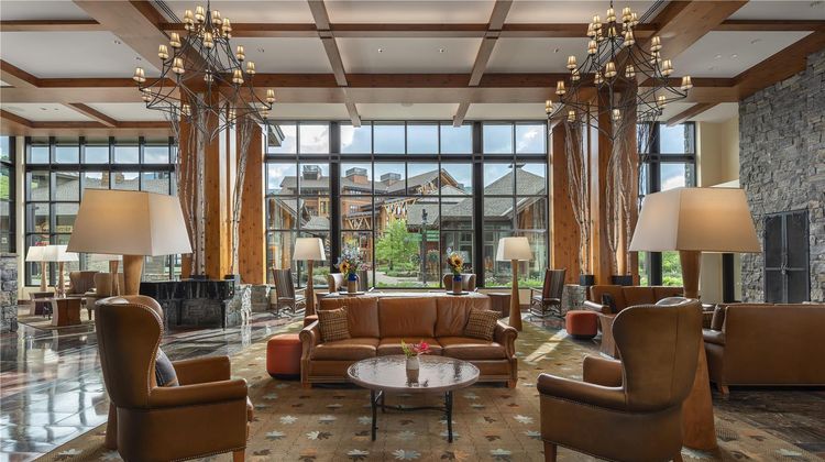 The Lodge at Spruce Peak Lobby