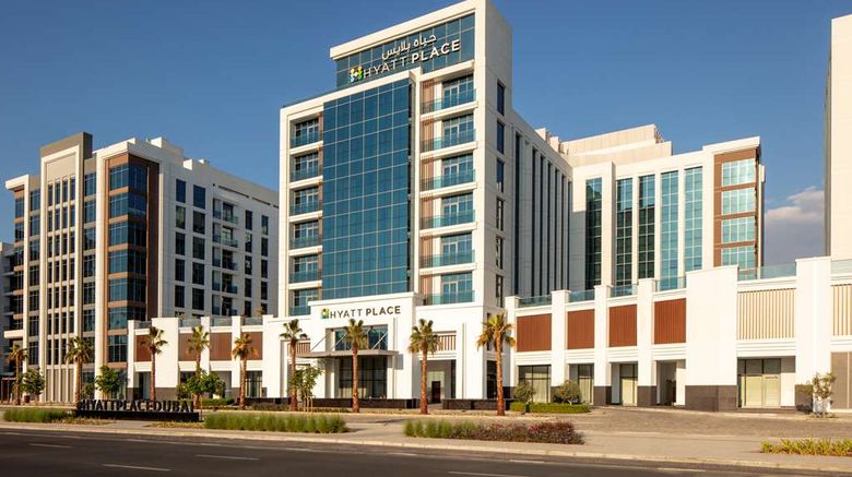 Hyatt Place Dubai Jumeirah Exterior. Images powered by <a href="https://iceportal.shijigroup.com" target="_blank" rel="noopener">Ice Portal</a>.