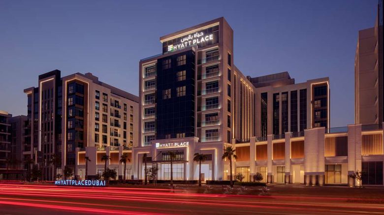 <b>Hyatt Place Dubai Jumeirah Exterior</b>. Images powered by <a href="https://iceportal.shijigroup.com/" title="IcePortal" target="_blank">IcePortal</a>.