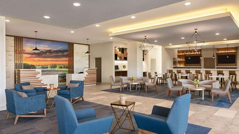 <b>La Quinta Inn & Sts Wyndham College St N Lobby</b>. Images powered by <a href="https://iceportal.shijigroup.com/" title="IcePortal" target="_blank">IcePortal</a>.