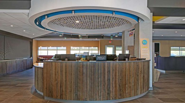 <b>Tru by Hilton West Turkey Creek Lobby</b>. Images powered by <a href="https://iceportal.shijigroup.com/" title="IcePortal" target="_blank">IcePortal</a>.