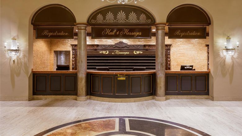 <b>The Royal Sonesta New Orleans Lobby</b>. Images powered by <a href="https://iceportal.shijigroup.com/" title="IcePortal" target="_blank">IcePortal</a>.