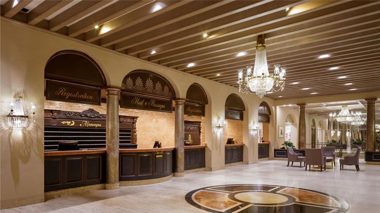 <b>The Royal Sonesta New Orleans Lobby</b>. Images powered by <a href="https://iceportal.shijigroup.com/" title="IcePortal" target="_blank">IcePortal</a>.