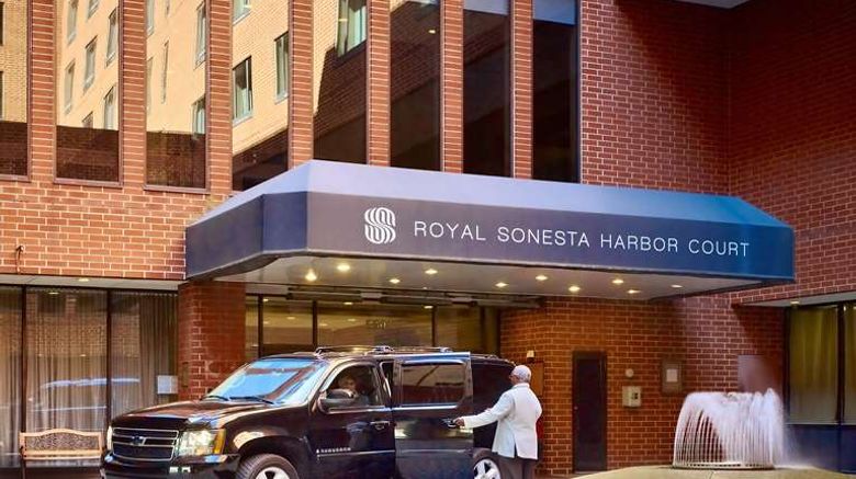 <b>The Royal Sonesta Harbor Court Baltimore Exterior</b>. Images powered by <a href="https://iceportal.shijigroup.com/" title="IcePortal" target="_blank">IcePortal</a>.