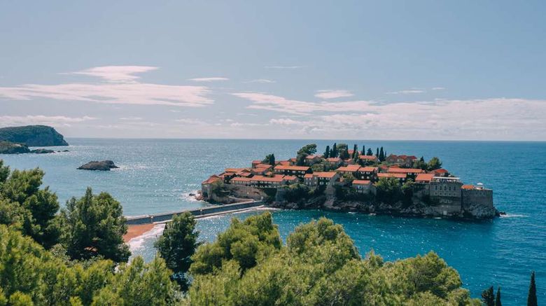 Aman Sveti Stefan Exterior. Images powered by <a href="https://iceportal.shijigroup.com" target="_blank" rel="noopener">Ice Portal</a>.