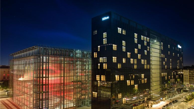 <b>Hilton Rome Eur La Lama Exterior</b>. Images powered by <a href="https://iceportal.shijigroup.com/" title="IcePortal" target="_blank">IcePortal</a>.