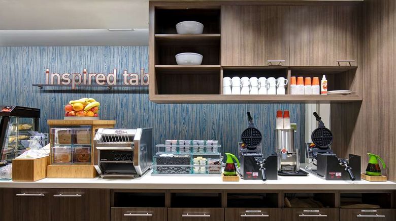 <b>Home2 Suites by Hilton Lewisville Dallas Restaurant</b>. Images powered by <a href="https://iceportal.shijigroup.com/" title="IcePortal" target="_blank">IcePortal</a>.