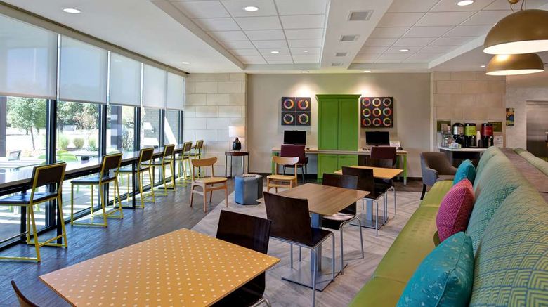 <b>Home2 Suites by Hilton Lewisville Dallas Lobby</b>. Images powered by <a href="https://iceportal.shijigroup.com/" title="IcePortal" target="_blank">IcePortal</a>.