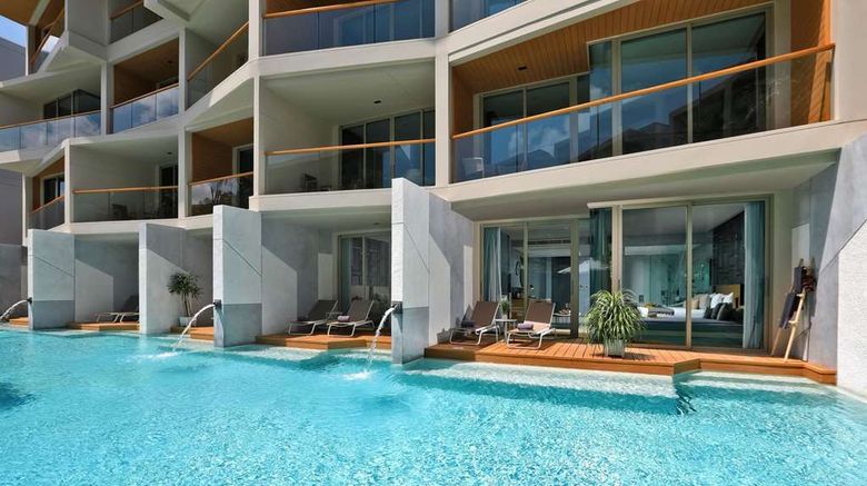 <b>Wyndham Grand Nai Harn Beach Phuket Exterior</b>. Images powered by <a href="https://iceportal.shijigroup.com/" title="IcePortal" target="_blank">IcePortal</a>.