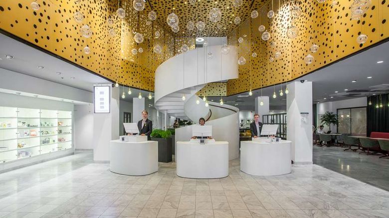 Hotel C Stockholm Lobby. Images powered by <a href="https://iceportal.shijigroup.com" target="_blank" rel="noopener">Ice Portal</a>.