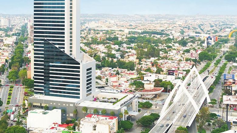 Hotel Riu Plaza Guadalajara Exterior. Images powered by <a href="https://iceportal.shijigroup.com" target="_blank" rel="noopener">Ice Portal</a>.
