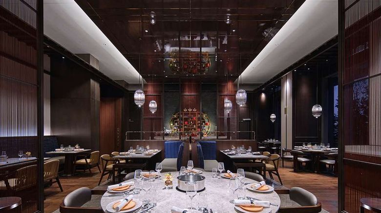 <b>Hilton Beijing Tongzhou Restaurant</b>. Images powered by <a href="https://iceportal.shijigroup.com/" title="IcePortal" target="_blank">IcePortal</a>.