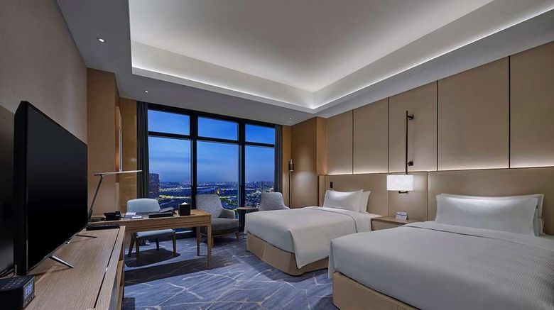 <b>Hilton Beijing Tongzhou Room</b>. Images powered by <a href="https://iceportal.shijigroup.com/" title="IcePortal" target="_blank">IcePortal</a>.