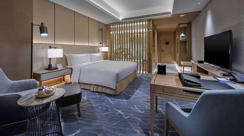 <b>Hilton Beijing Tongzhou Room</b>. Images powered by <a href="https://iceportal.shijigroup.com/" title="IcePortal" target="_blank">IcePortal</a>.