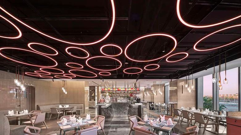 <b>Hilton Beijing Tongzhou Restaurant</b>. Images powered by <a href="https://iceportal.shijigroup.com/" title="IcePortal" target="_blank">IcePortal</a>.