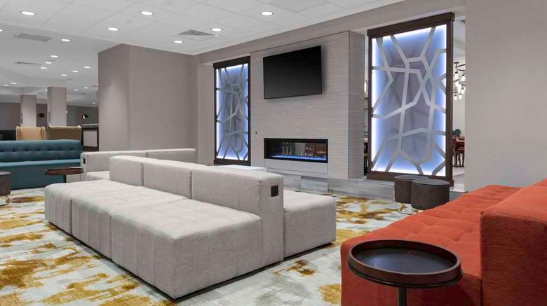 <b>Home2 Suites by Hilton Fort Wayne North Lobby</b>. Images powered by <a href="https://iceportal.shijigroup.com/" title="IcePortal" target="_blank">IcePortal</a>.