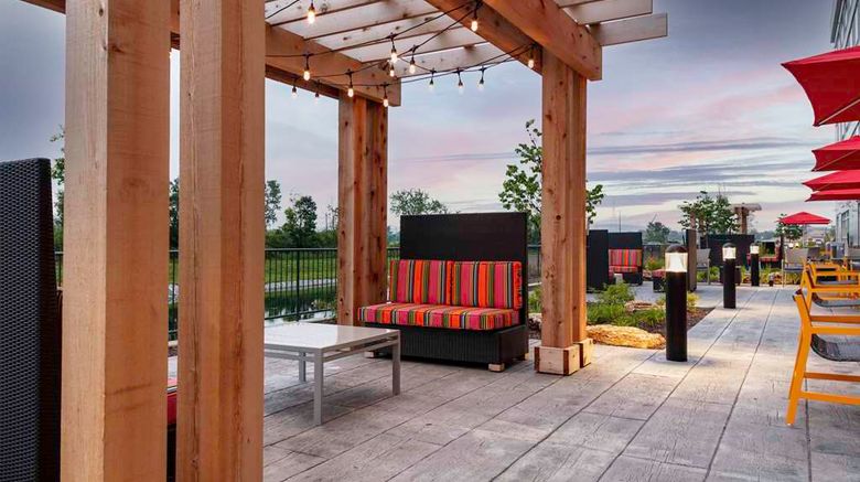 <b>Home2 Suites by Hilton Fort Wayne North Restaurant</b>. Images powered by <a href="https://iceportal.shijigroup.com/" title="IcePortal" target="_blank">IcePortal</a>.