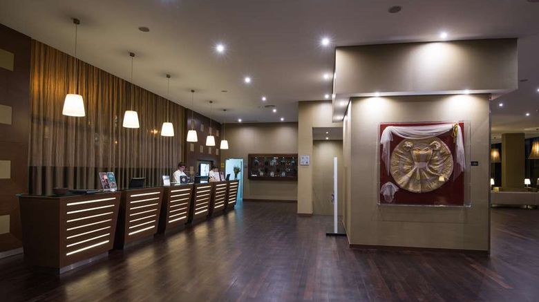 <b>Vila Gale Coimbra Lobby</b>. Images powered by <a href="https://iceportal.shijigroup.com/" title="IcePortal" target="_blank">IcePortal</a>.