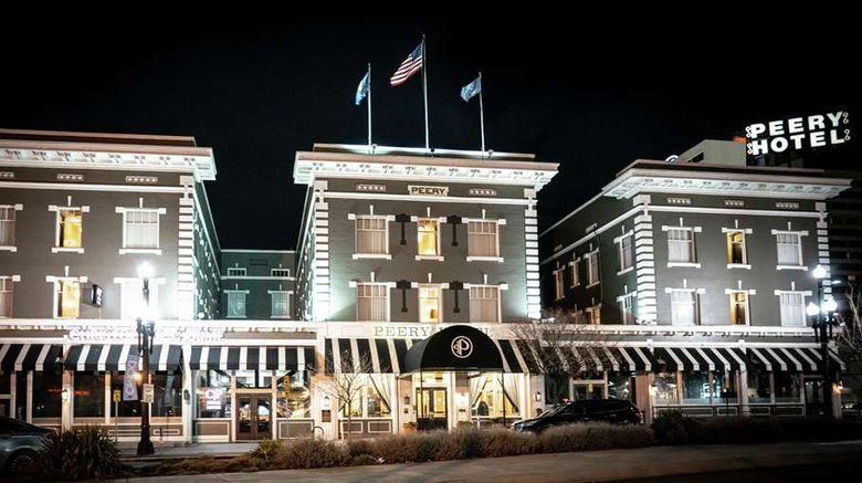 <b>The Peery Hotel Exterior</b>. Images powered by <a href="https://iceportal.shijigroup.com/" title="IcePortal" target="_blank">IcePortal</a>.