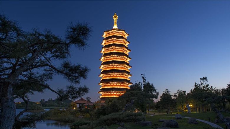 <b>Yanqi Hotel, managed By Kempinski Exterior</b>. Images powered by <a href="https://iceportal.shijigroup.com/" title="IcePortal" target="_blank">IcePortal</a>.