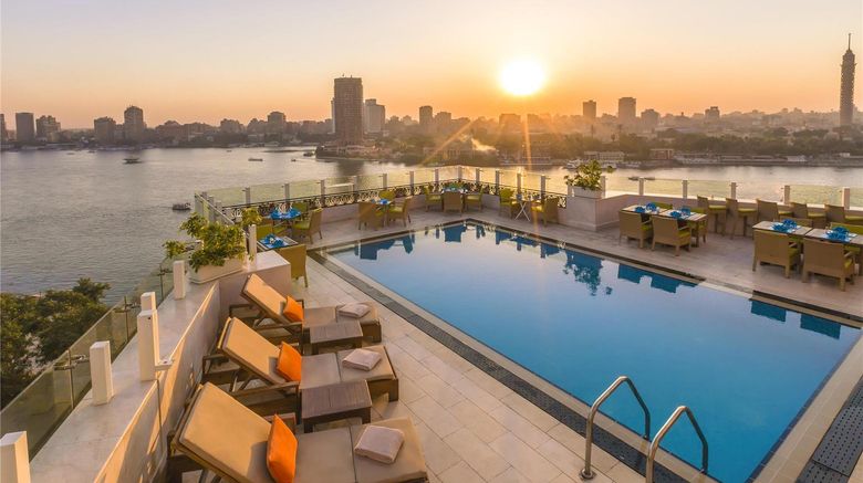 Kempinski Nile Hotel Cairo Exterior. Images powered by <a href="https://iceportal.shijigroup.com" target="_blank" rel="noopener">Ice Portal</a>.