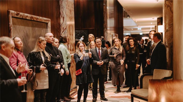 <b>Grand Hotel Kempinski Riga Lobby</b>. Images powered by <a href="https://iceportal.shijigroup.com/" title="IcePortal" target="_blank">IcePortal</a>.