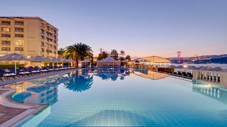 <b>Ciragan Palace Kempinski Pool</b>. Images powered by <a href=https://www.travelagewest.com/Hotels/Istanbul/