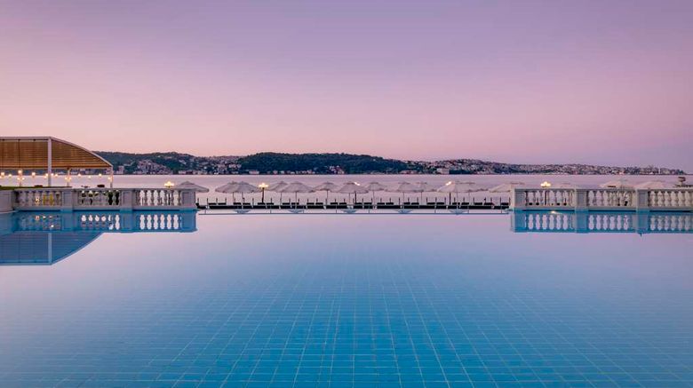 <b>Ciragan Palace Kempinski Pool</b>. Images powered by <a href=https://www.travelagewest.com/Hotels/Istanbul/