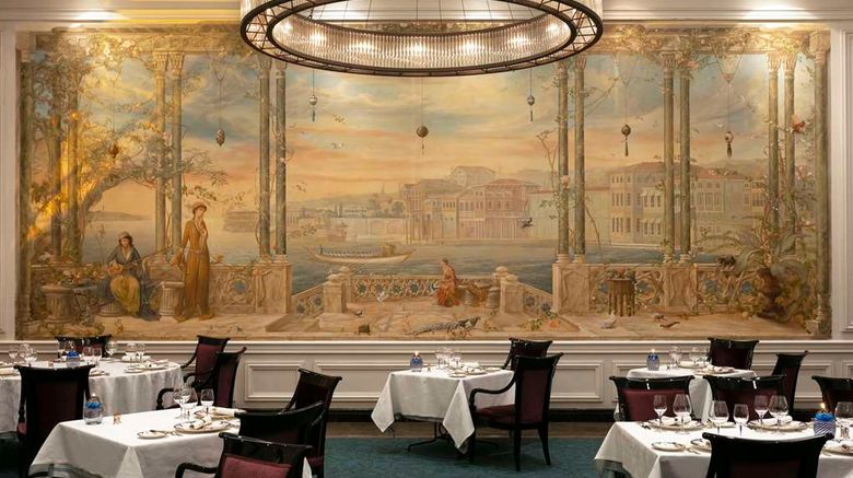 <b>Ciragan Palace Kempinski Restaurant</b>. Images powered by <a href=https://www.travelagewest.com/Hotels/Istanbul/