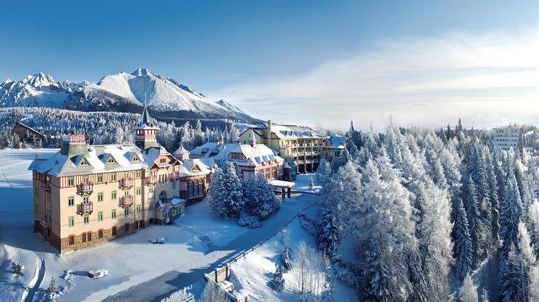 <b>Grand Hotel Kempinski High Tatras Exterior</b>. Images powered by <a href="https://iceportal.shijigroup.com/" title="IcePortal" target="_blank">IcePortal</a>.